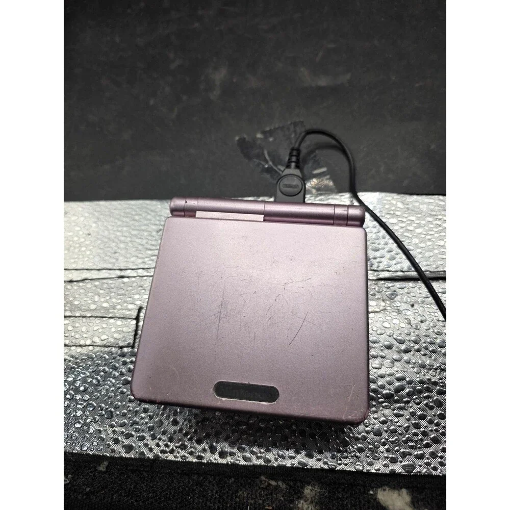 Nintendo Game Boy Advance SP AGS-101 Pearl Pink + Original Charger